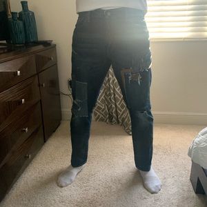 Polo Ralph Lauren Distressed Patchwork Denim